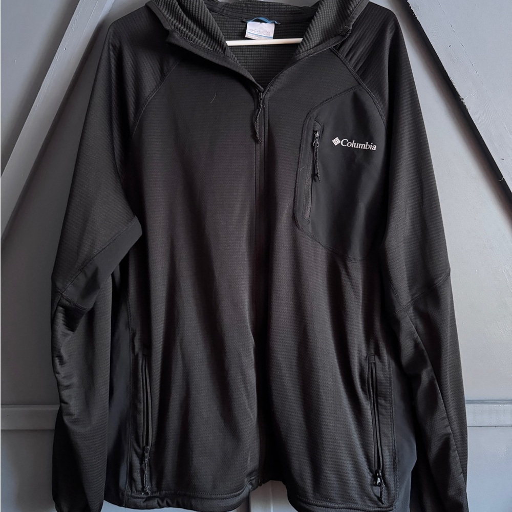 Columbia Black Textured Lightweight Jacket